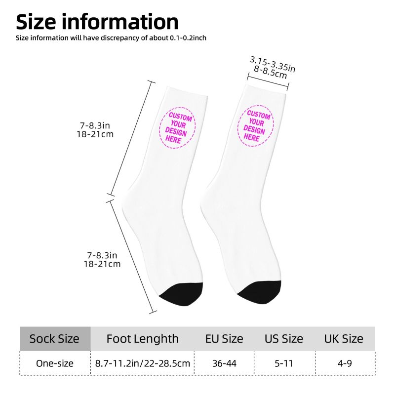 Personalize Custom Photo Logo  - Dress Sock Men avis et prix