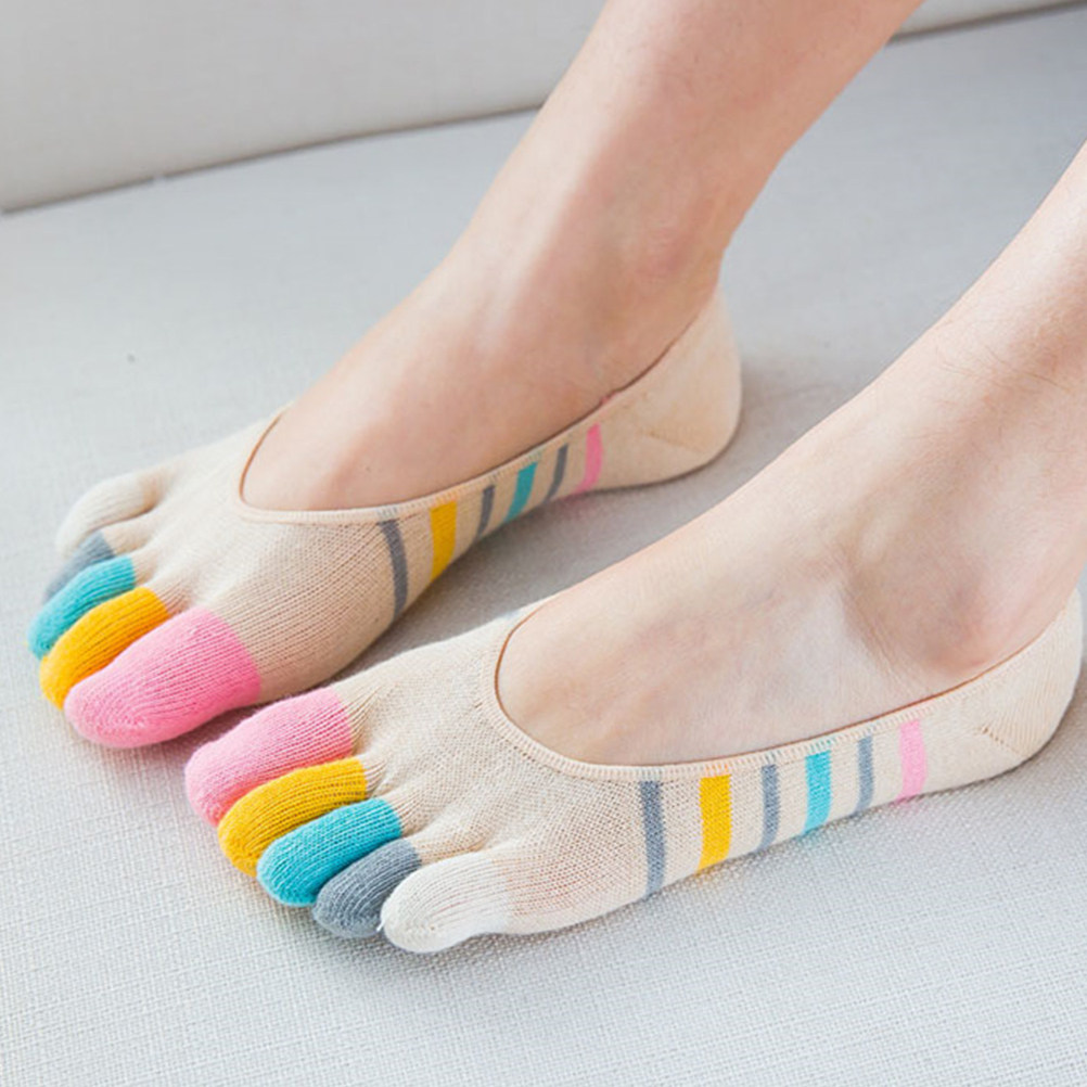 5Pairs Yoga Toe Socks Women Lo - Invisibility Sock Loafer avis et prix