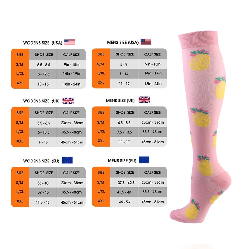 S-XXL 3 Pairs Free Shipping Nu - Compression Sock Medical avis et prix