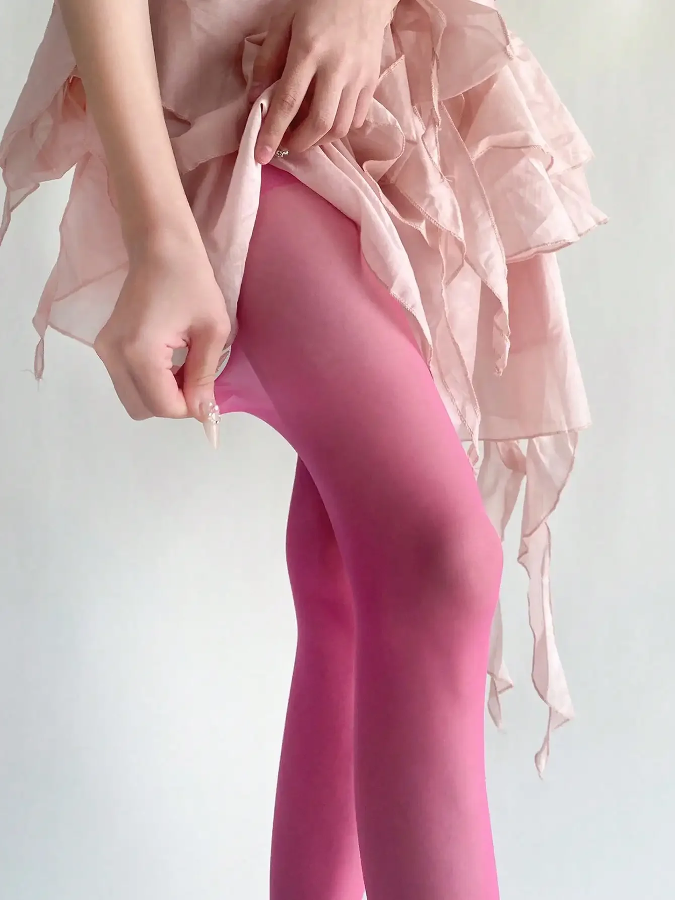 1 Pair Women's Shimmery Aurora - Tights Pantyhose Sheer avis et prix