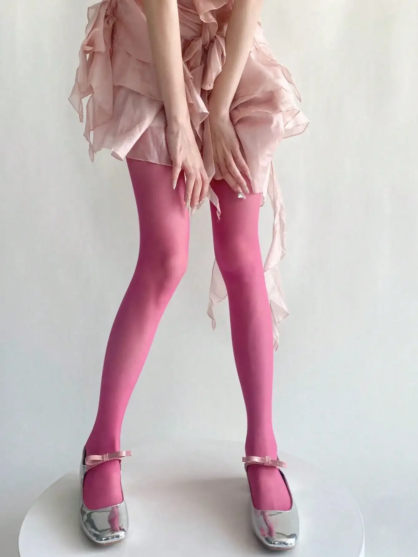 1 Pair Women's Shimmery Aurora - Tights Pantyhose Sheer avis et prix