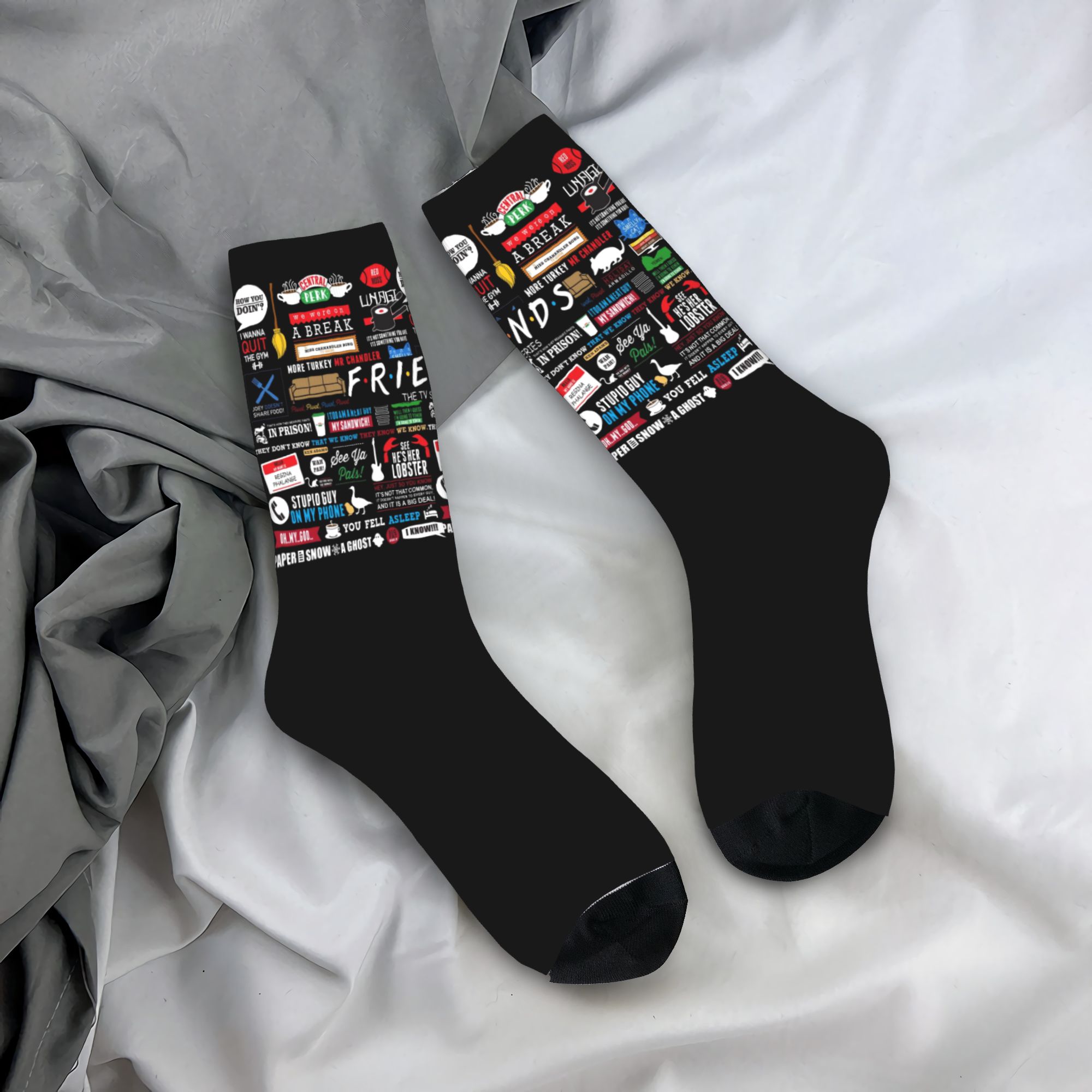 Custom Cute Funny TV Show Frie - No Show Sock Women avis et prix