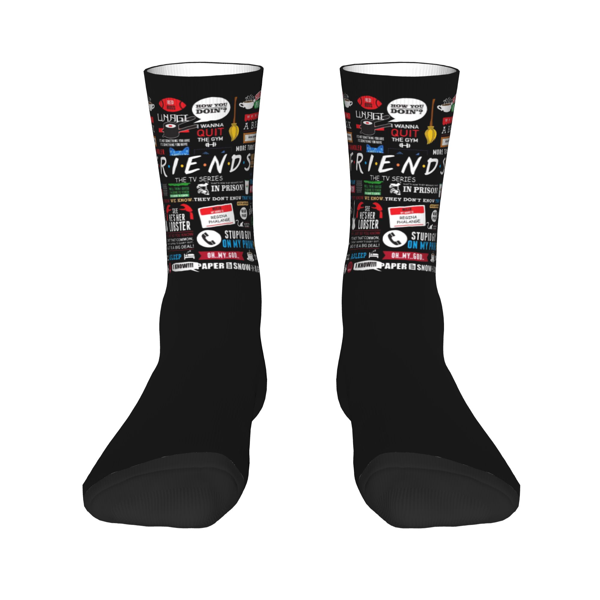 Custom Cute Funny TV Show Frie - No Show Sock Women avis et prix