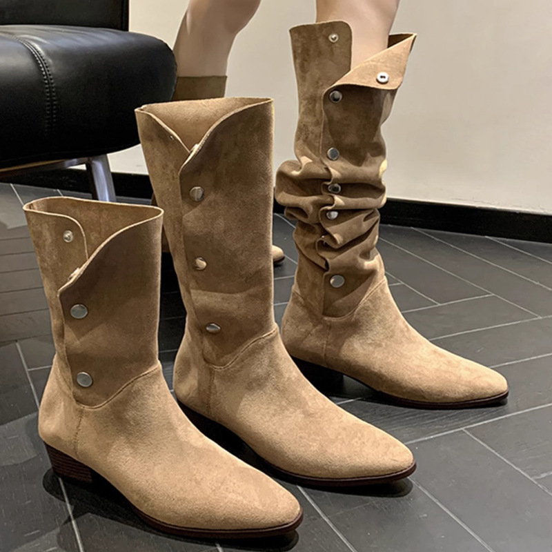 Women's shoes 2025 autumn and  - Knee High Sock Women avis et prix
