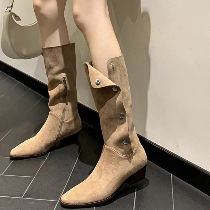 Women's shoes 2025 autumn and  - Knee High Sock Women avis et prix