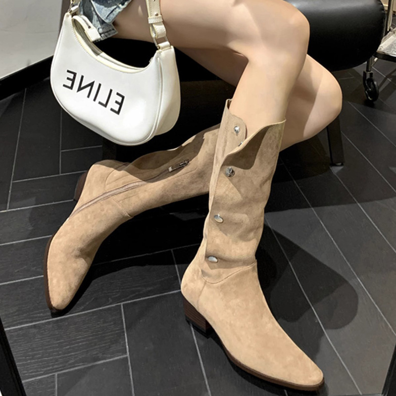 Women's shoes 2025 autumn and  - Knee High Sock Women avis et prix