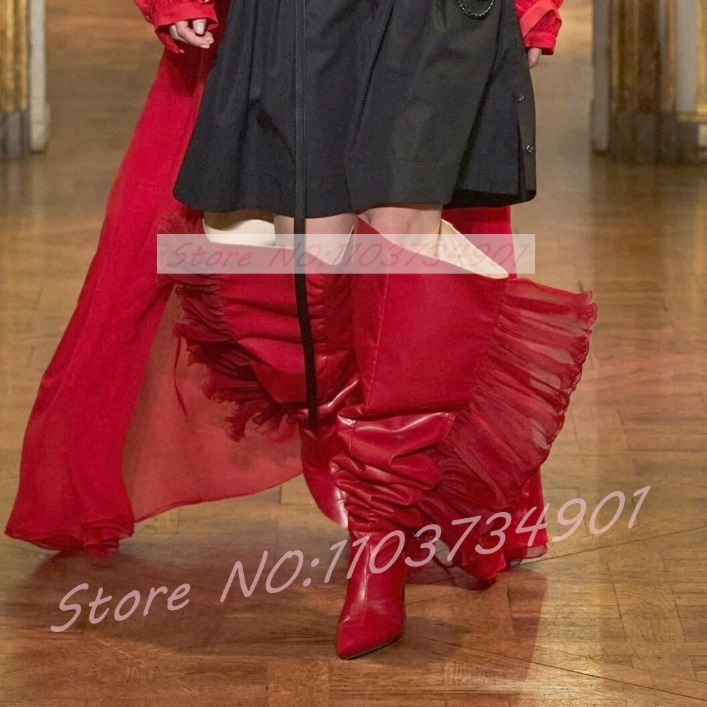 Ruffles Tulle Slouchy Sock Sty - Boot Sock Slouchy avis et prix